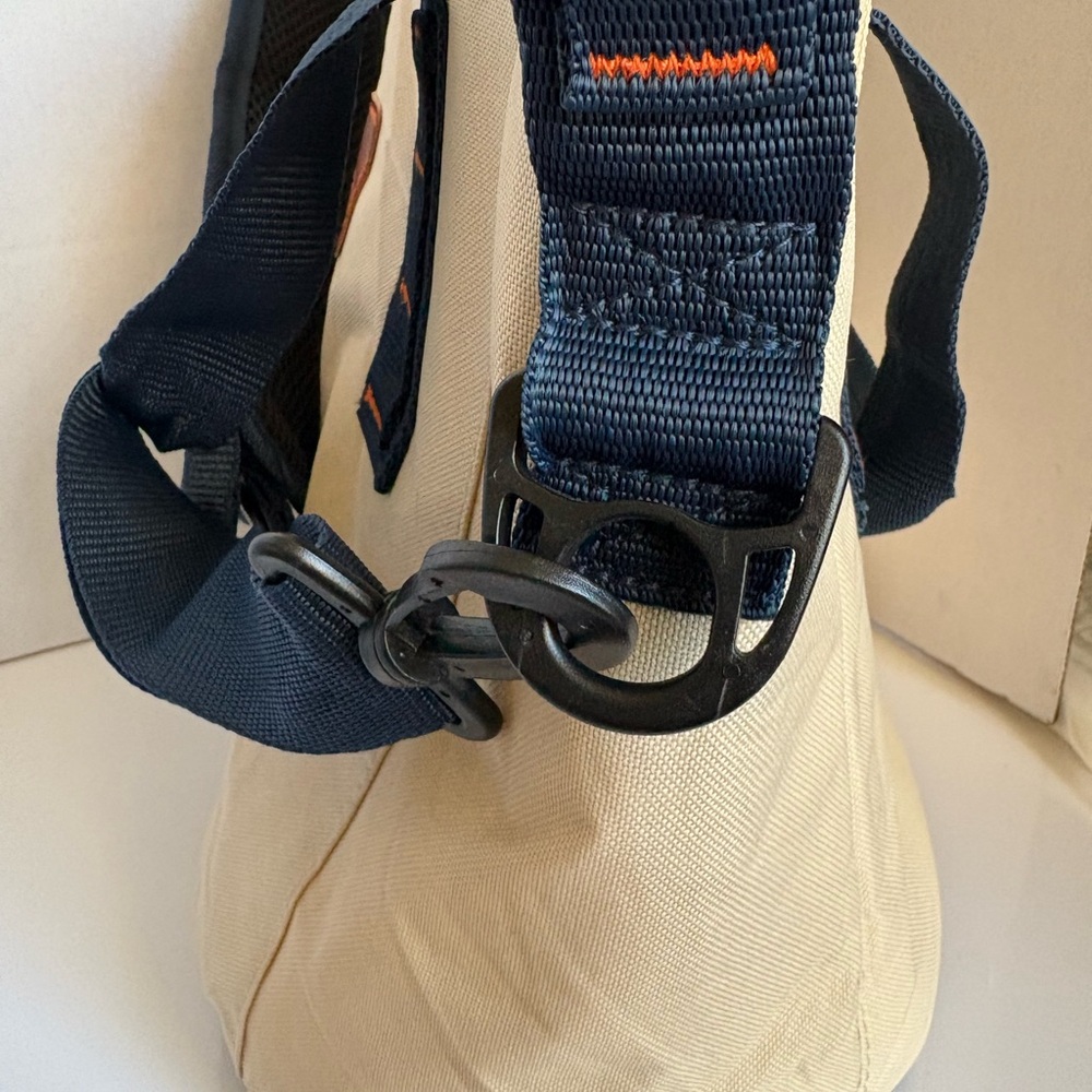 Disney Cruise Line Insulated Cooler Bag Tote – Beige & Navy with Shoulder Strap - Picture 8 of 11